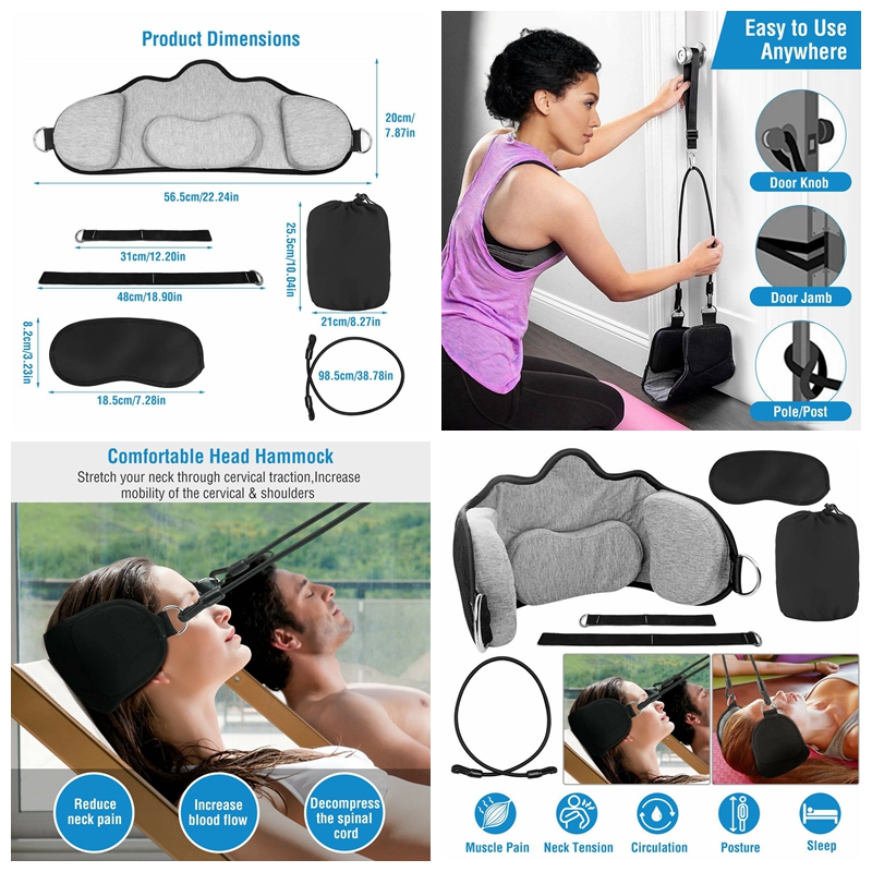 41081 - Head Hammock for Neck & Headaches Pain Relief (Cervical Traction Stretcher) USA